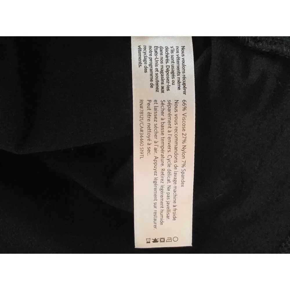 Eileen Fisher Woman Black Open Front Knit Cardigan Jacket 2X Stretch Lightweight - Picture 6 of 7
